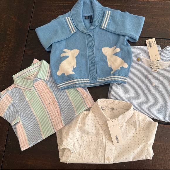 Janie and Jack Blue Spring Easter Spring 12-18 months - Picture 2 of 11